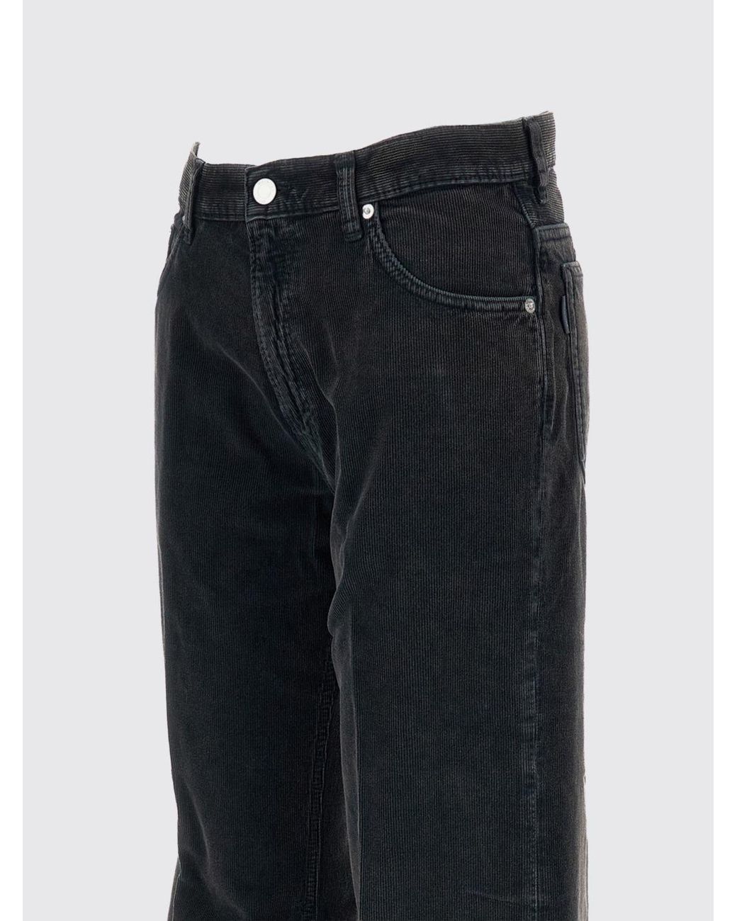 Haikure Black Clara Mid-Rise Flared Corduroy Jeans