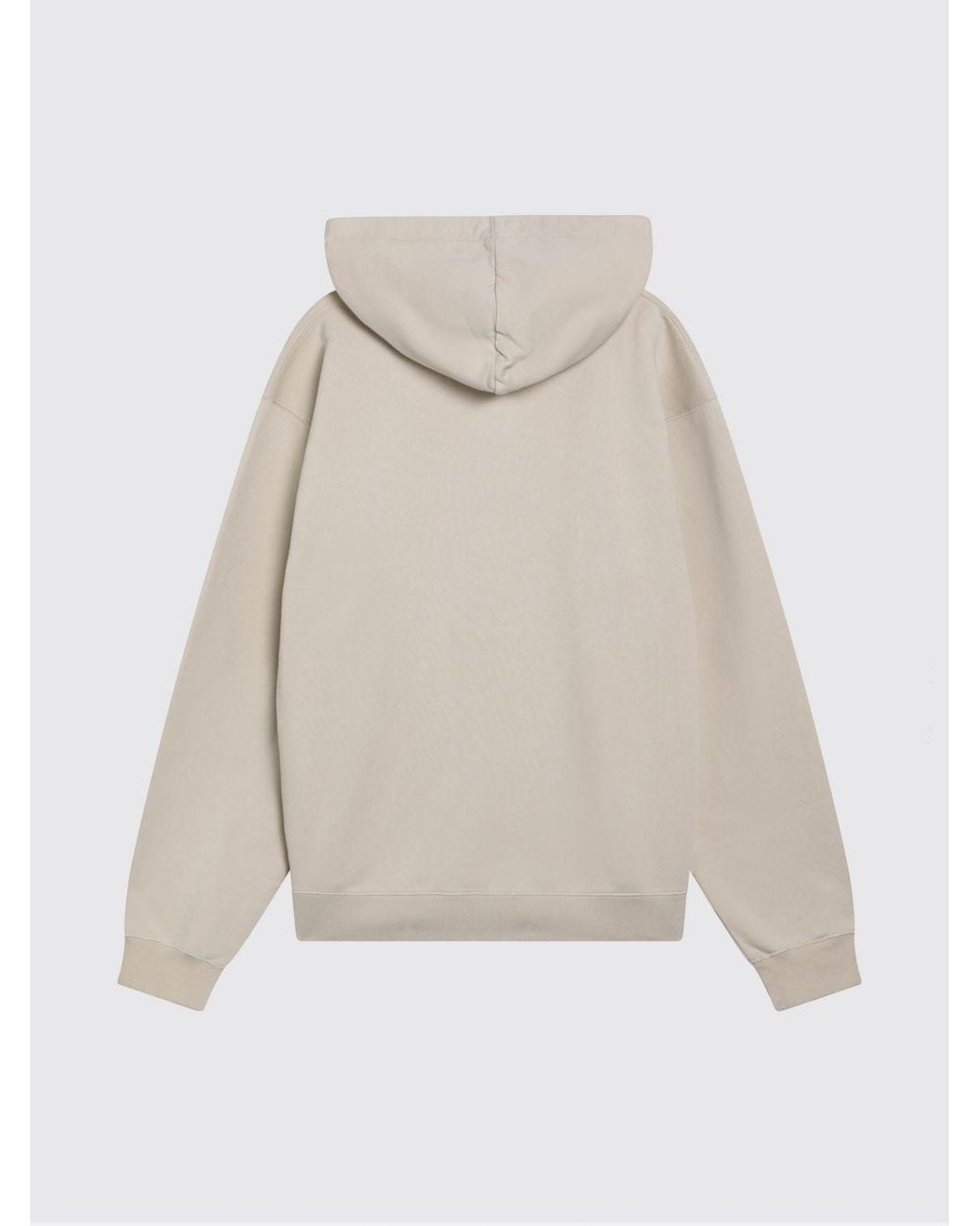 Jacquemus Natural Cotton Hoodie With Logo for men