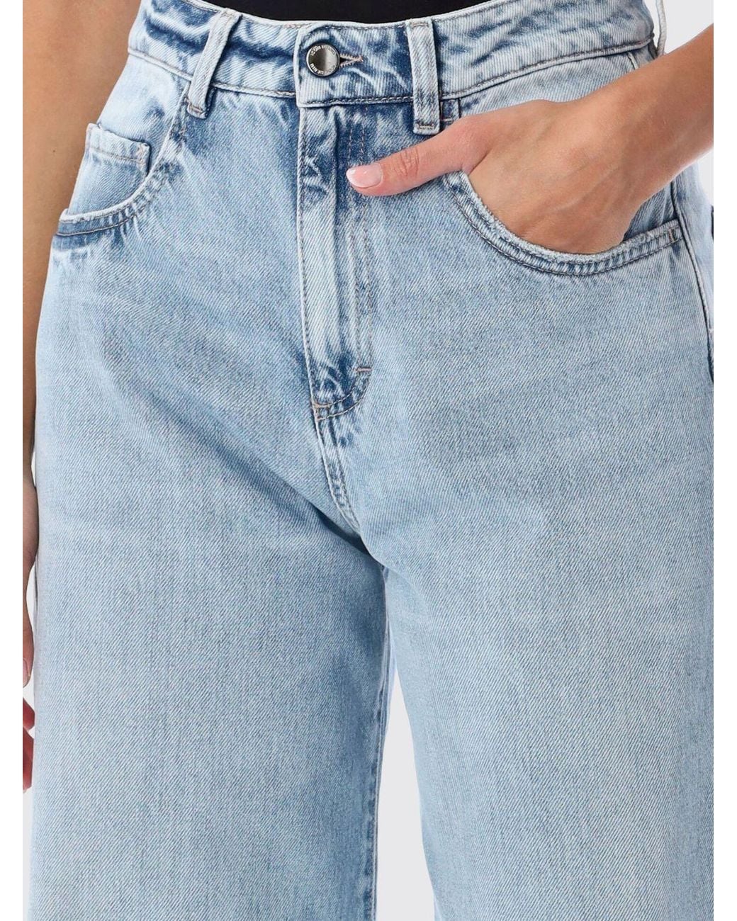 ICON DENIM Blue Poppy High-Waisted Wide Leg Jeans