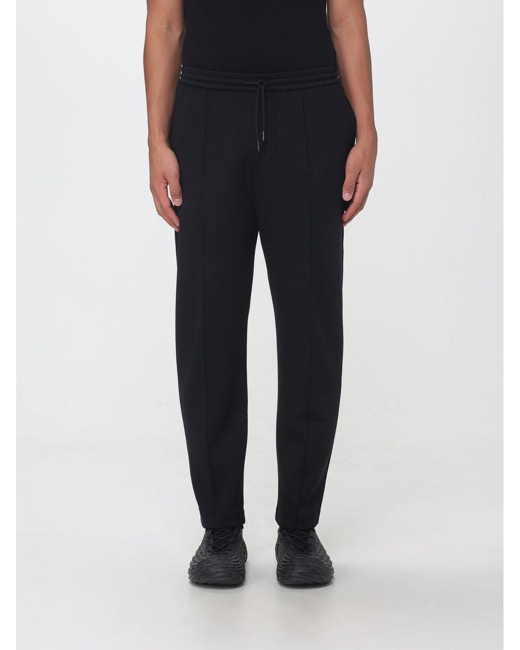Peuterey Black Jogging Sport Trousers for men