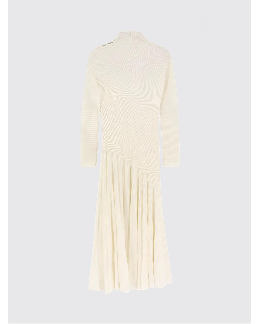 Alaïa Natural Wool Knit Dress