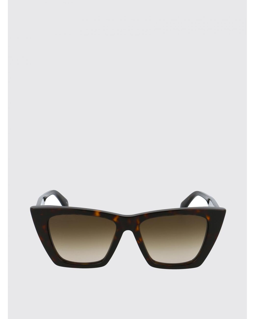 McQueen Brown Acetate Sunglasses