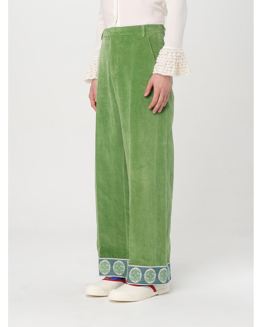 Valentino Green Trousers for men