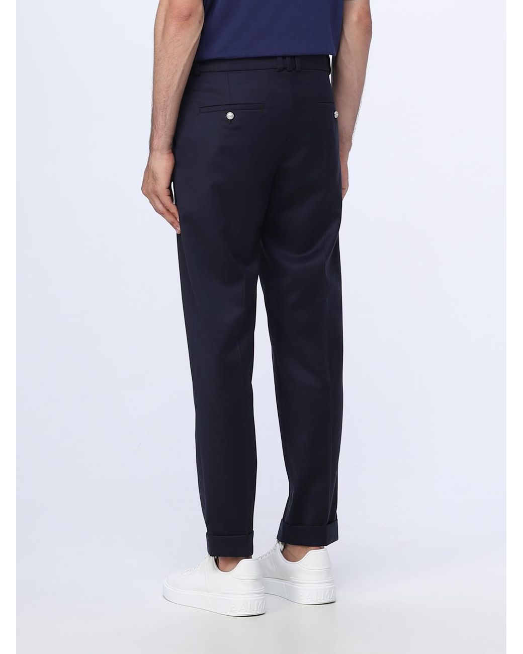 Pantalón Hombre Balmain de hombre de color Blue