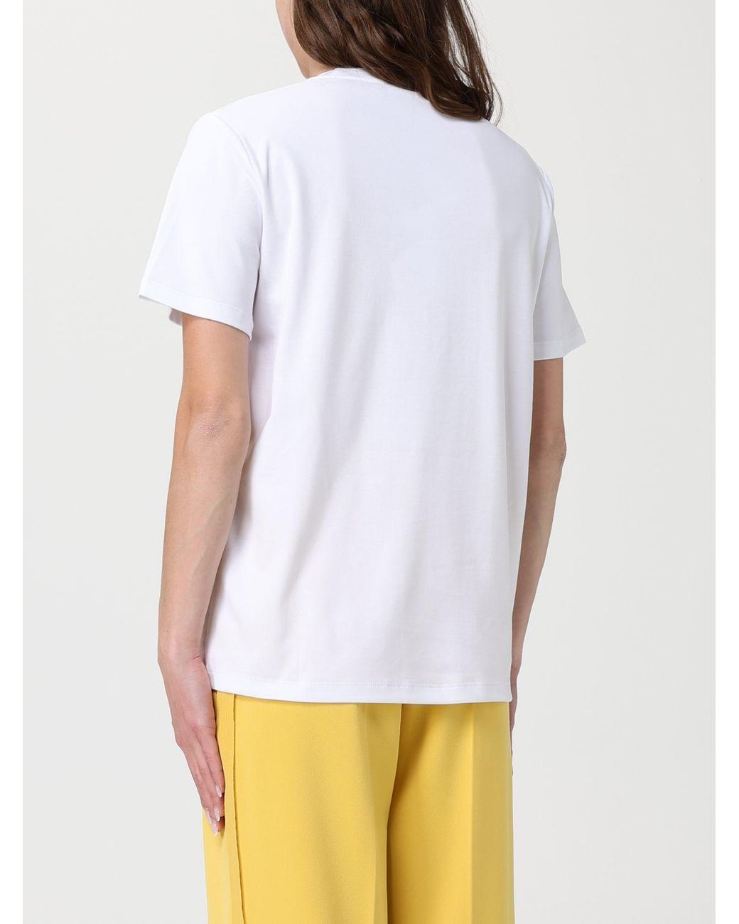 Elisabetta Franchi White Cotton T-Shirts