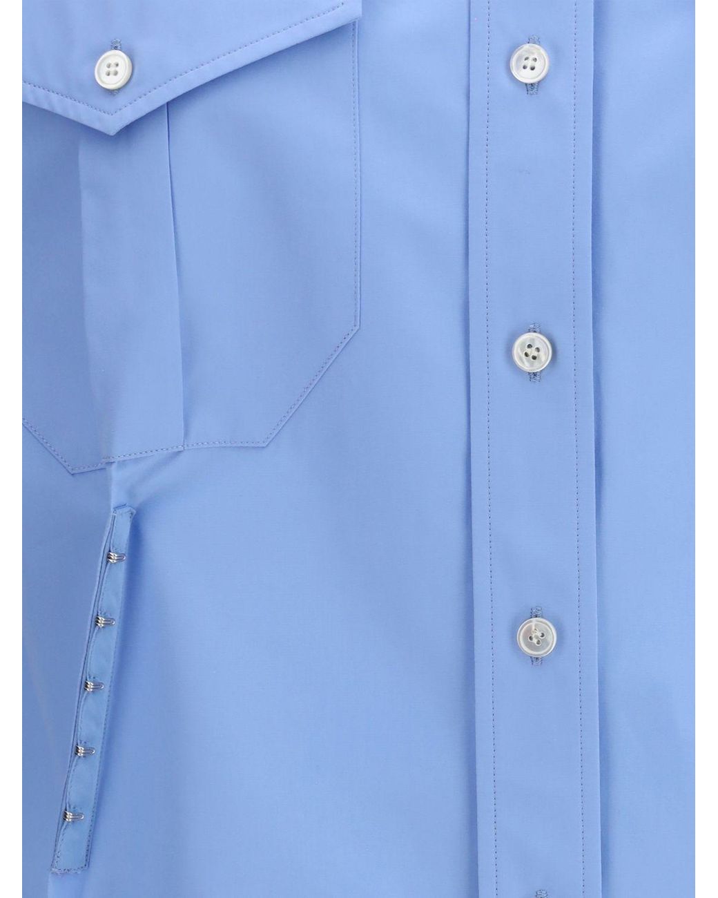 Alexander McQueen Blue Shirt