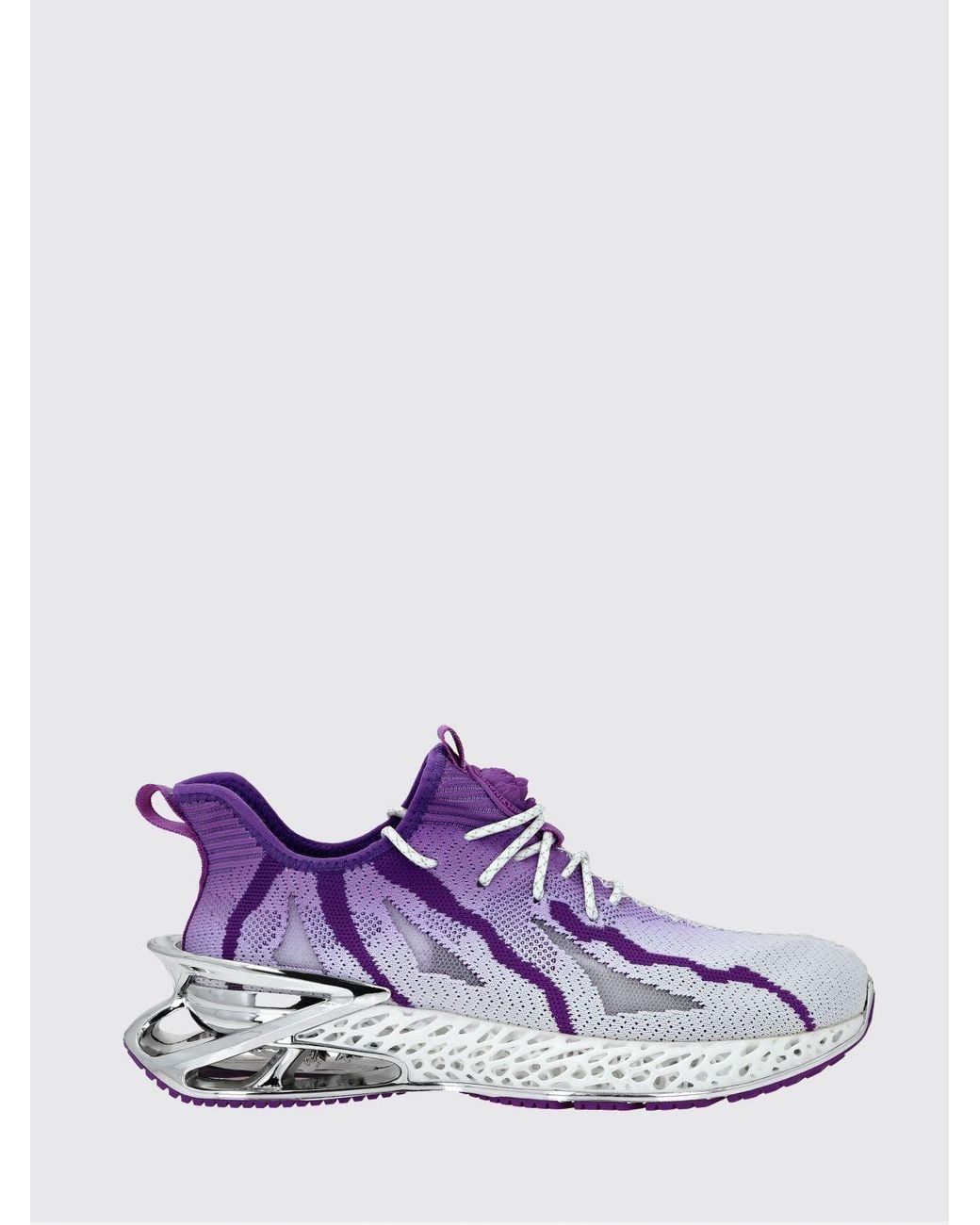 Philipp Plein Purple The Lighting Edition Gen X 02 Trainers for men