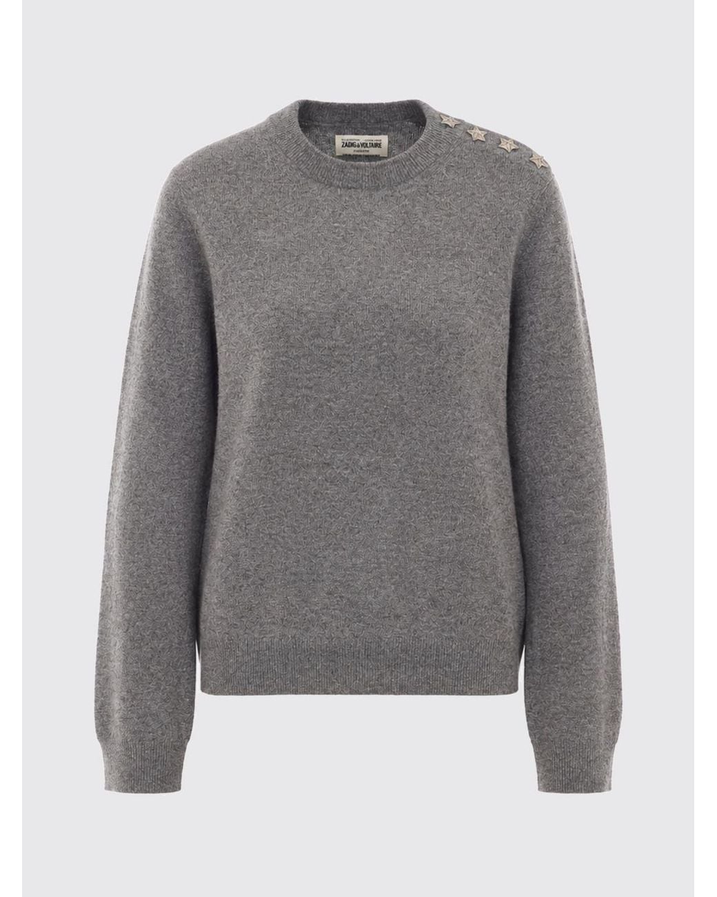 Zadig & Voltaire Gray Zadig &Amp Voltaire Sweater