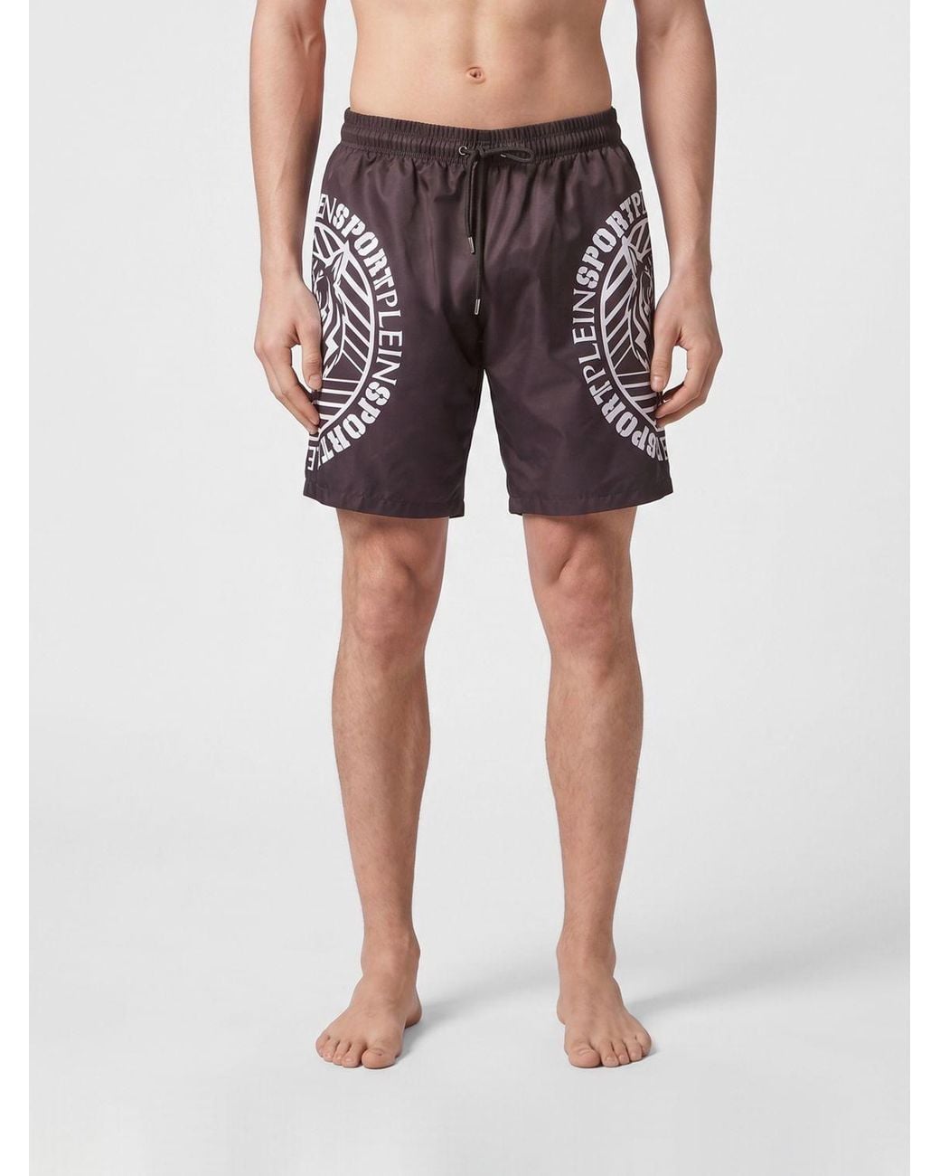 Philipp Plein White Swimsuit for men