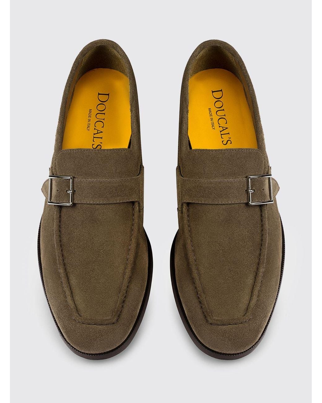 Doucal's Multicolor Suede Loafers for men