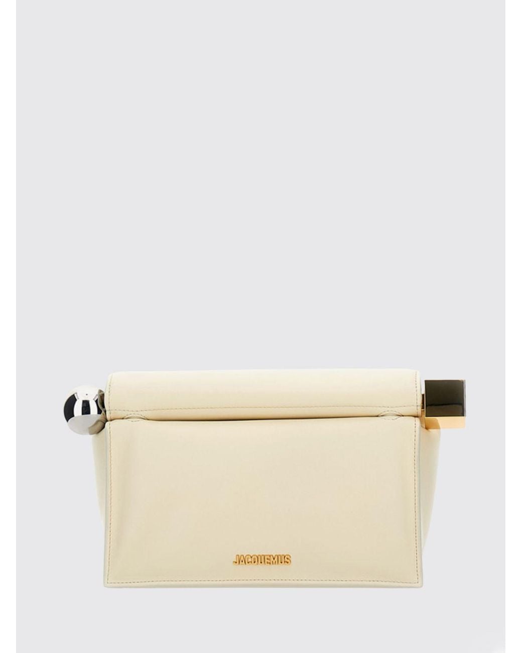 Jacquemus Natural Rond Carré Handheld Clutch