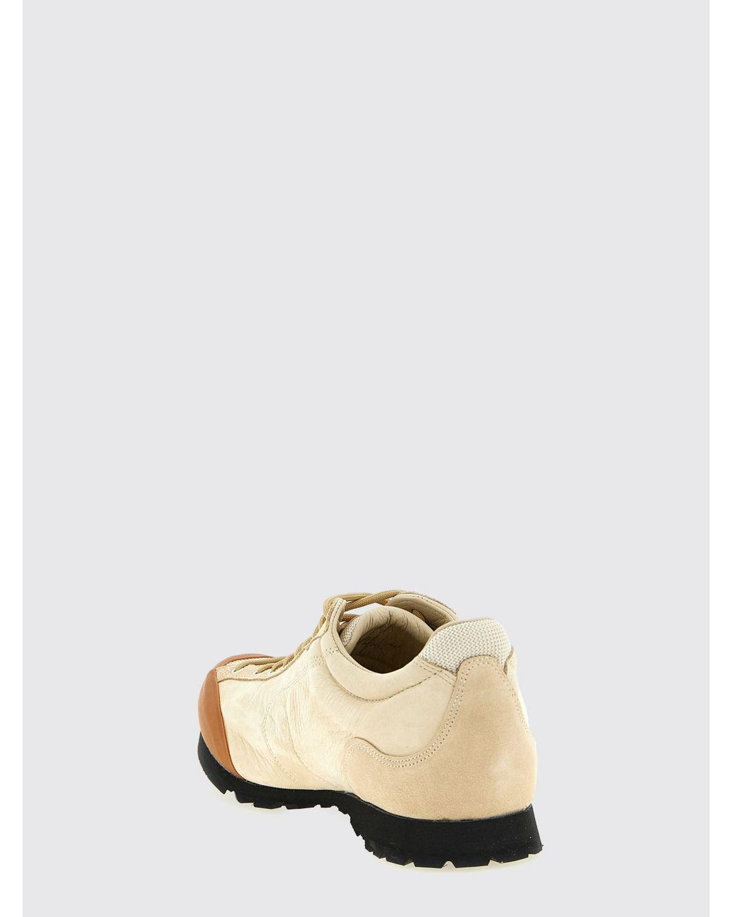 Diemme Natural Movida '92 Bicolor Nubuck Sneakers With Vibram Sole for men