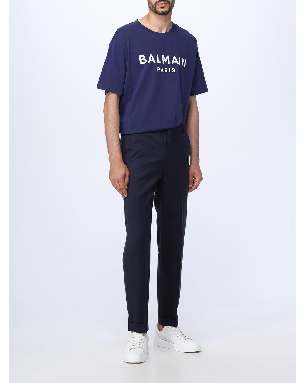 Pantalón Hombre Balmain de hombre de color Blue
