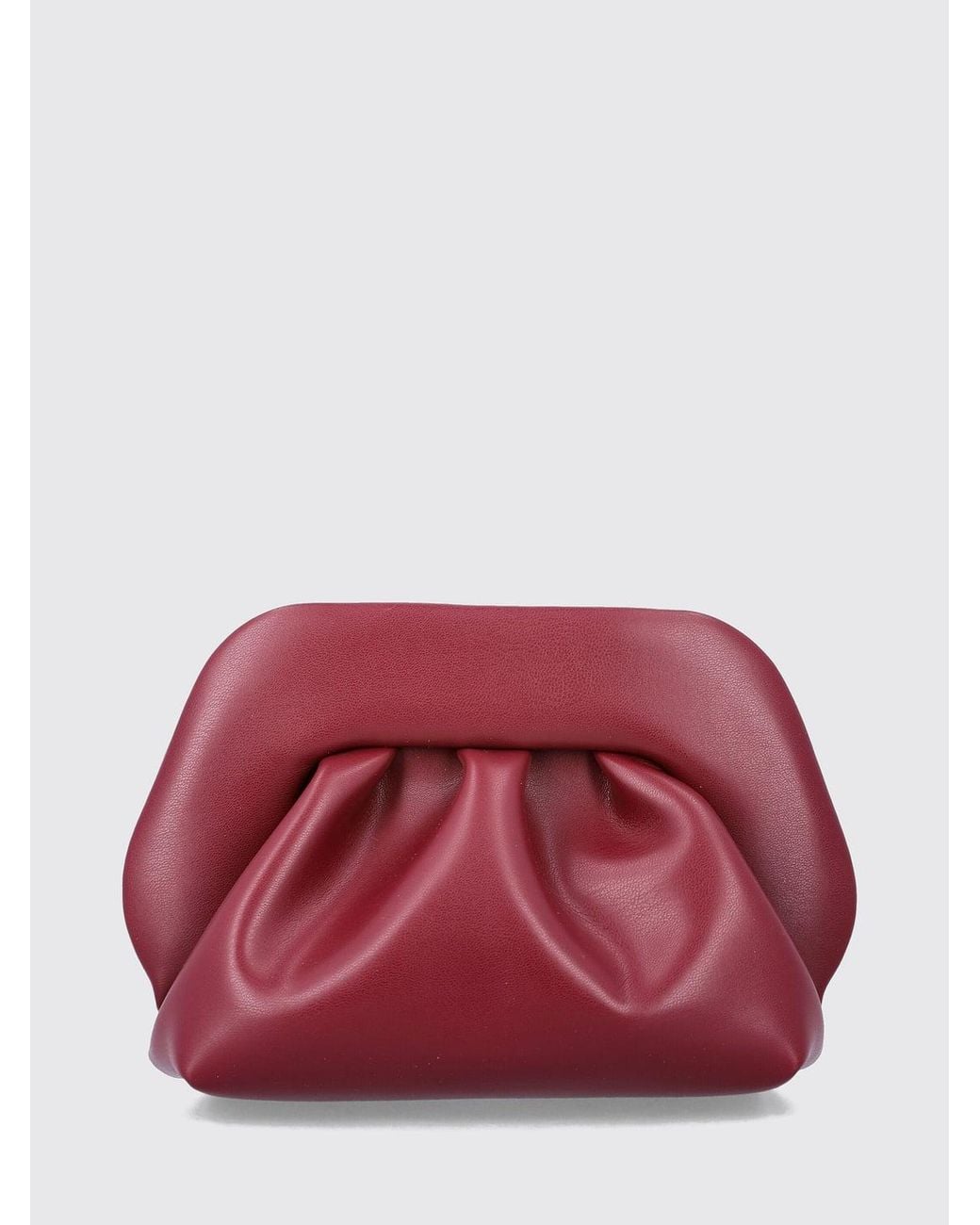 THEMOIRÈ Red ThemoirÈ Bios Draped Design Vegan Leather Mini Bag