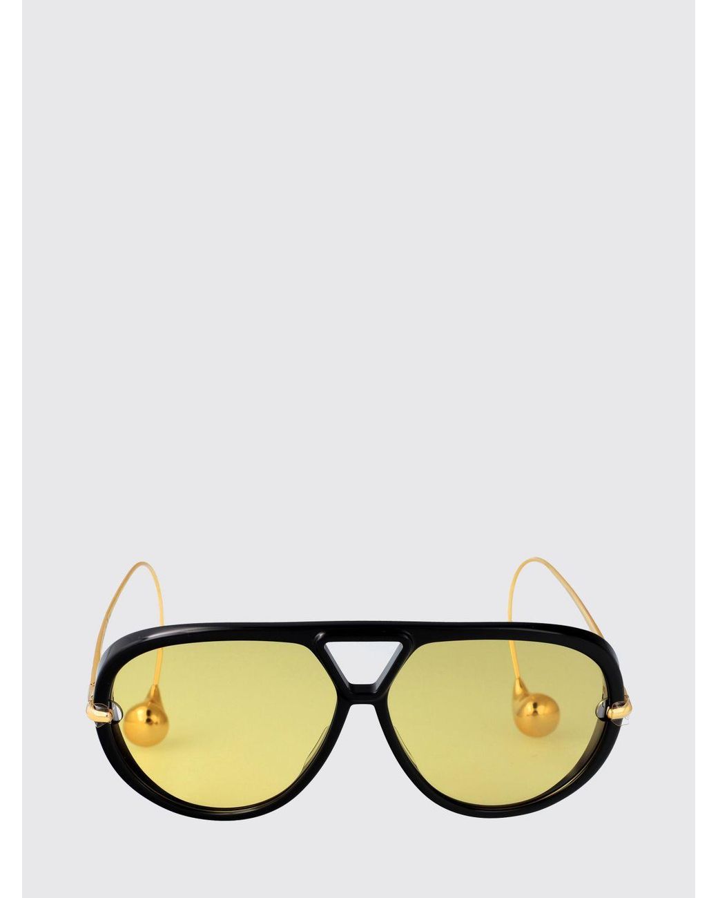 Bottega Veneta Metallic Bv1273S Metal And Acetate Sunglasses