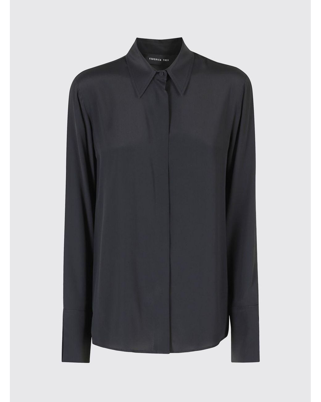 FEDERICA TOSI Blue Slim Fit Shirt