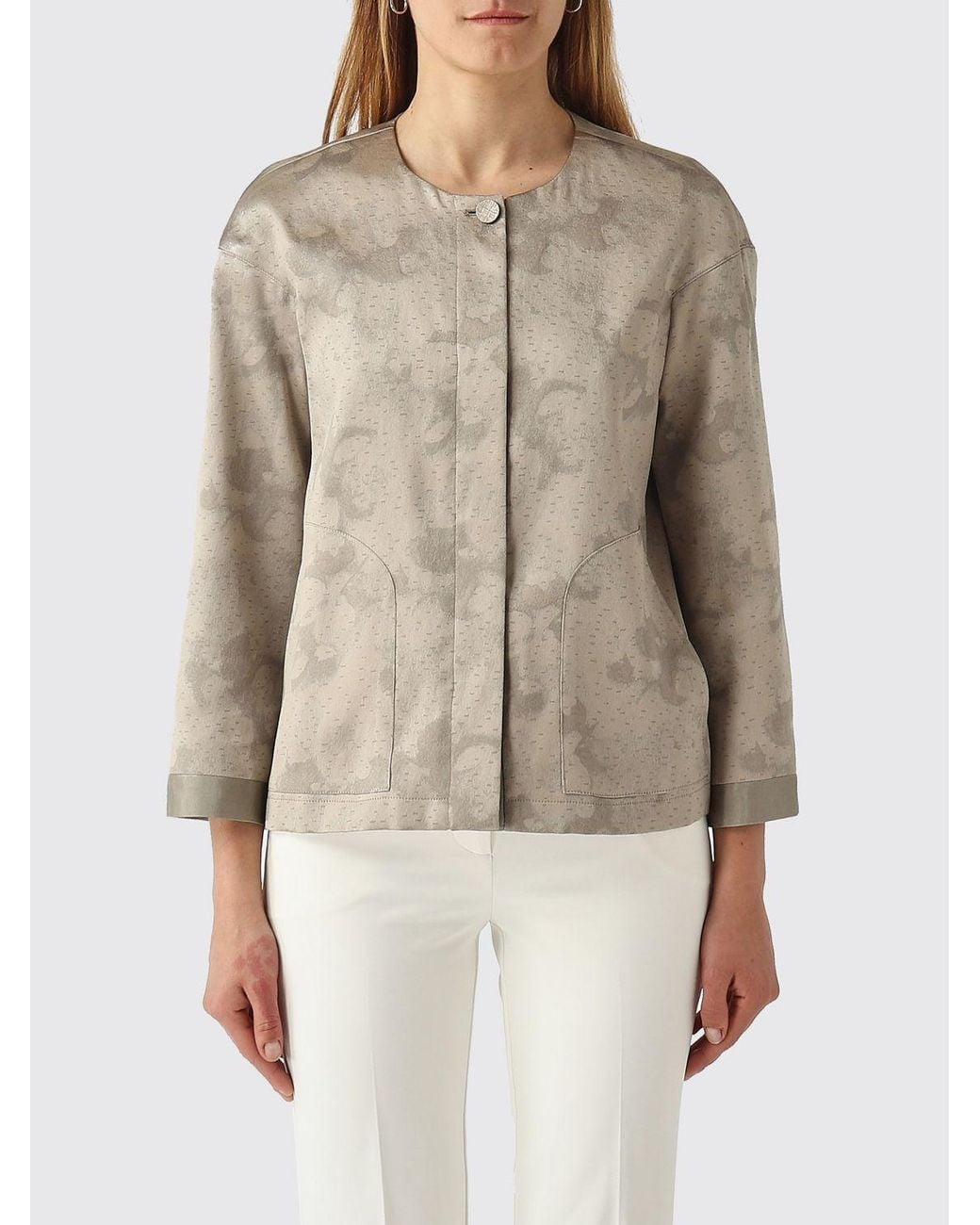 Emporio Armani Natural Polyester Jacket