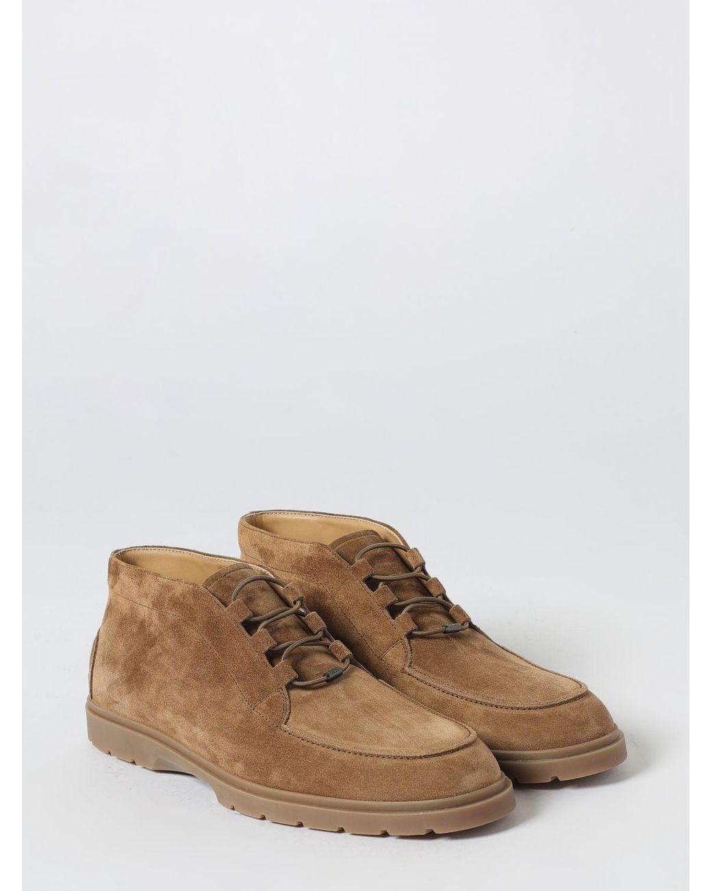 Tod's Brown Suede Desert Boots for men
