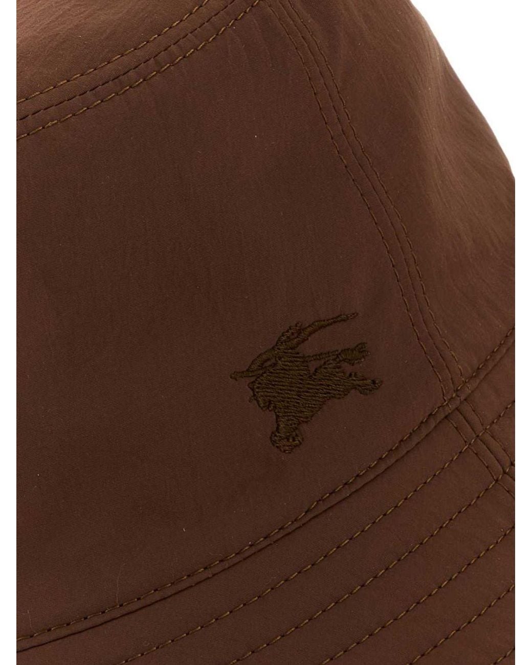 Burberry Natural Reversible Vintage Check Wool Bucket Hat for men