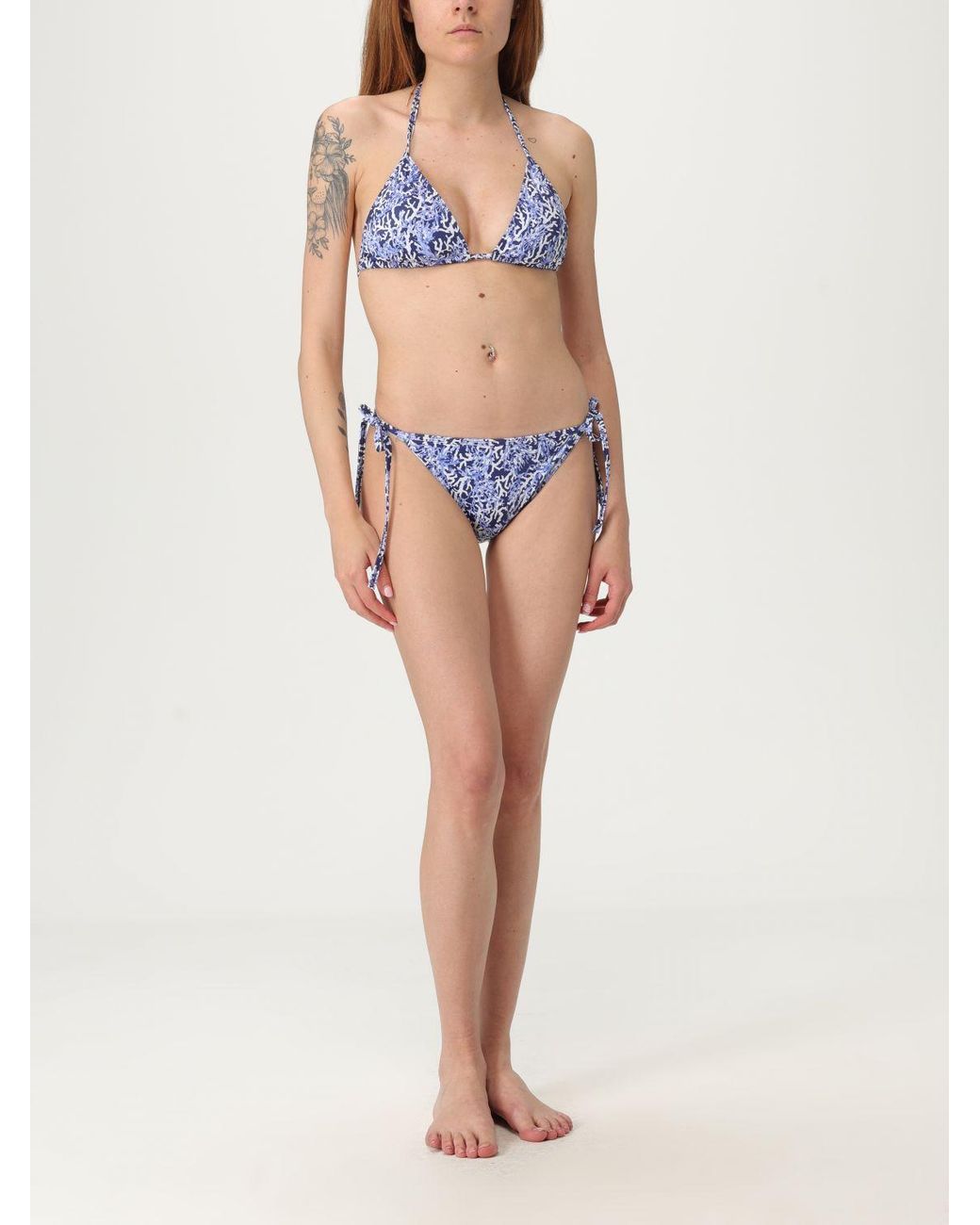 Kampos Blue Bikini Bottom Swimsuit