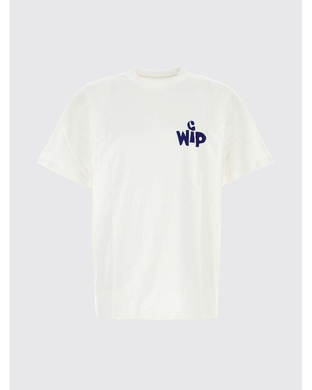 Carhartt White Organic Cotton T-Shirt With Graphic And Slogan Print for men