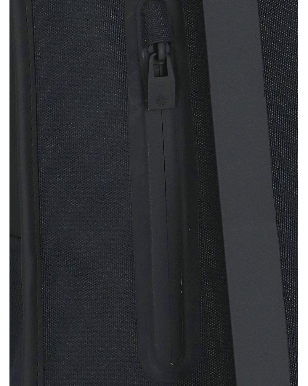 Rains Black Puffed Mini Backpack for men