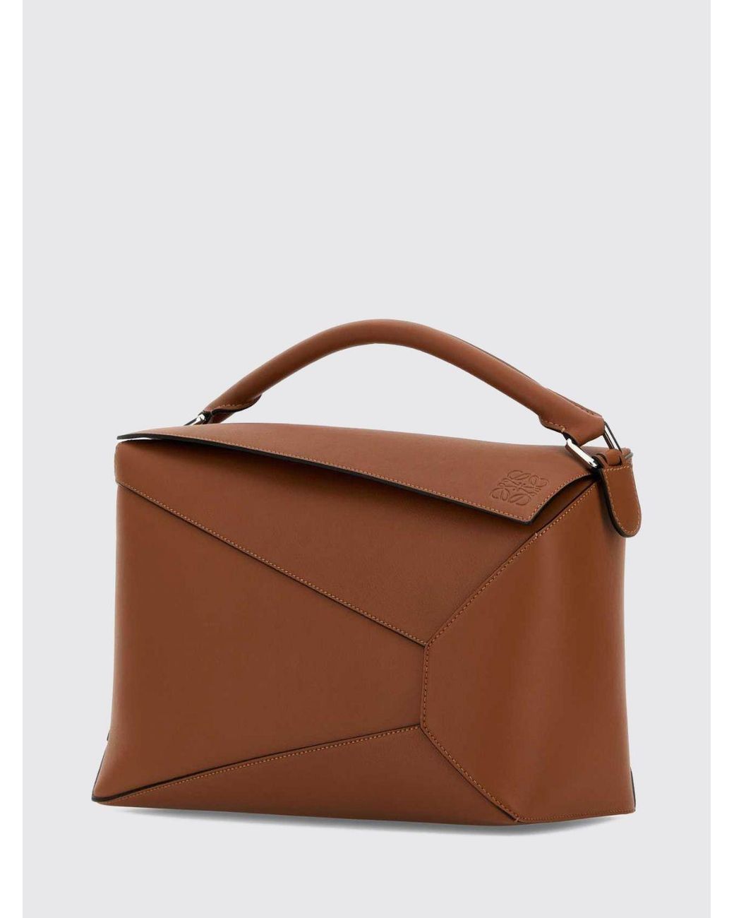 Borsa A Tracolla Puzzle di Loewe in Brown da Uomo