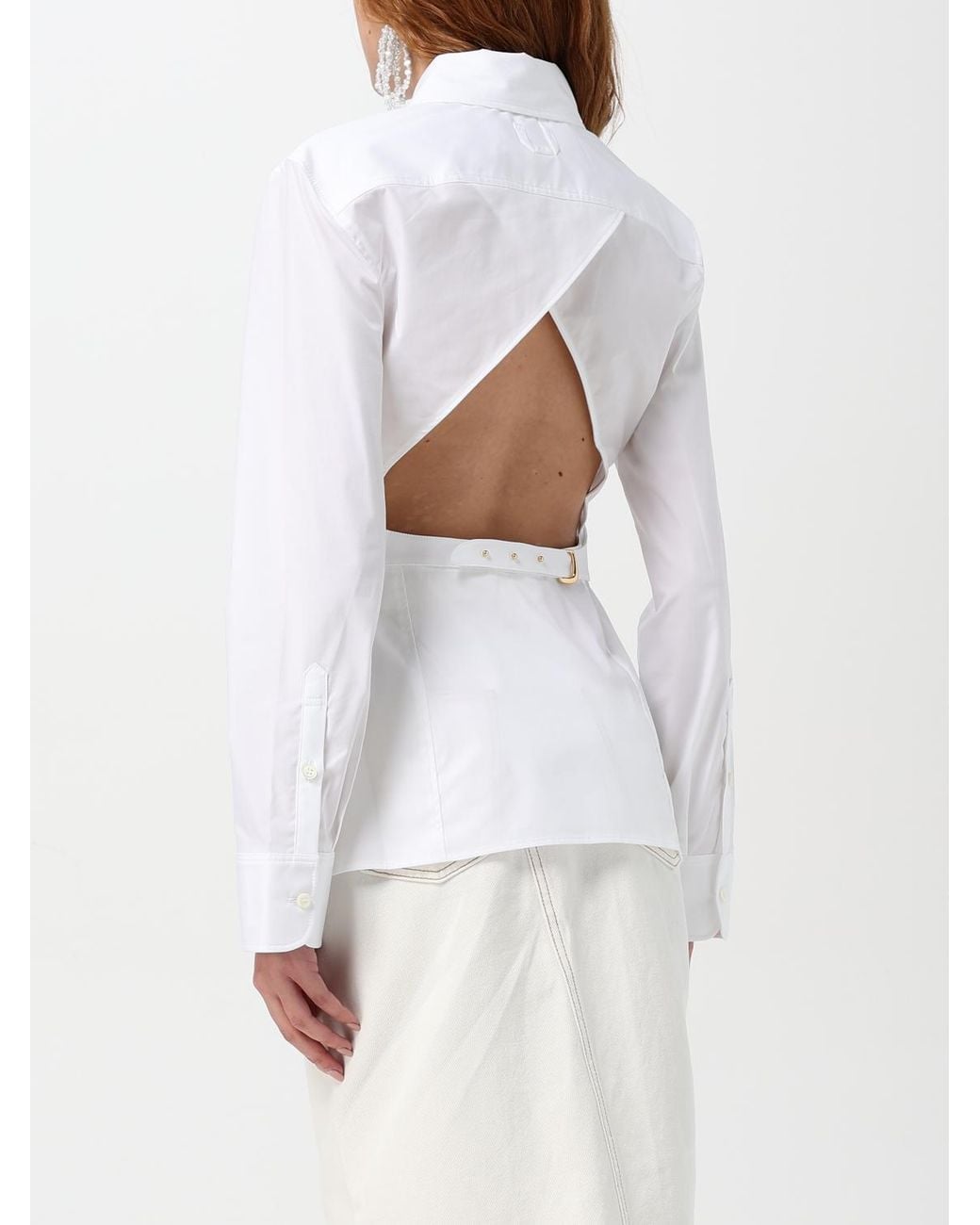 Top Mujer Jacquemus de color White