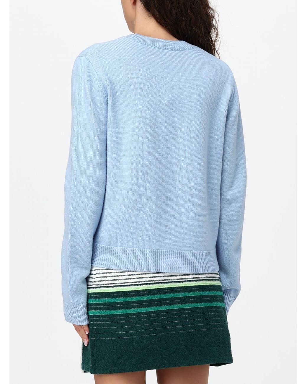 Casablanca Blue Crewneck Jumper