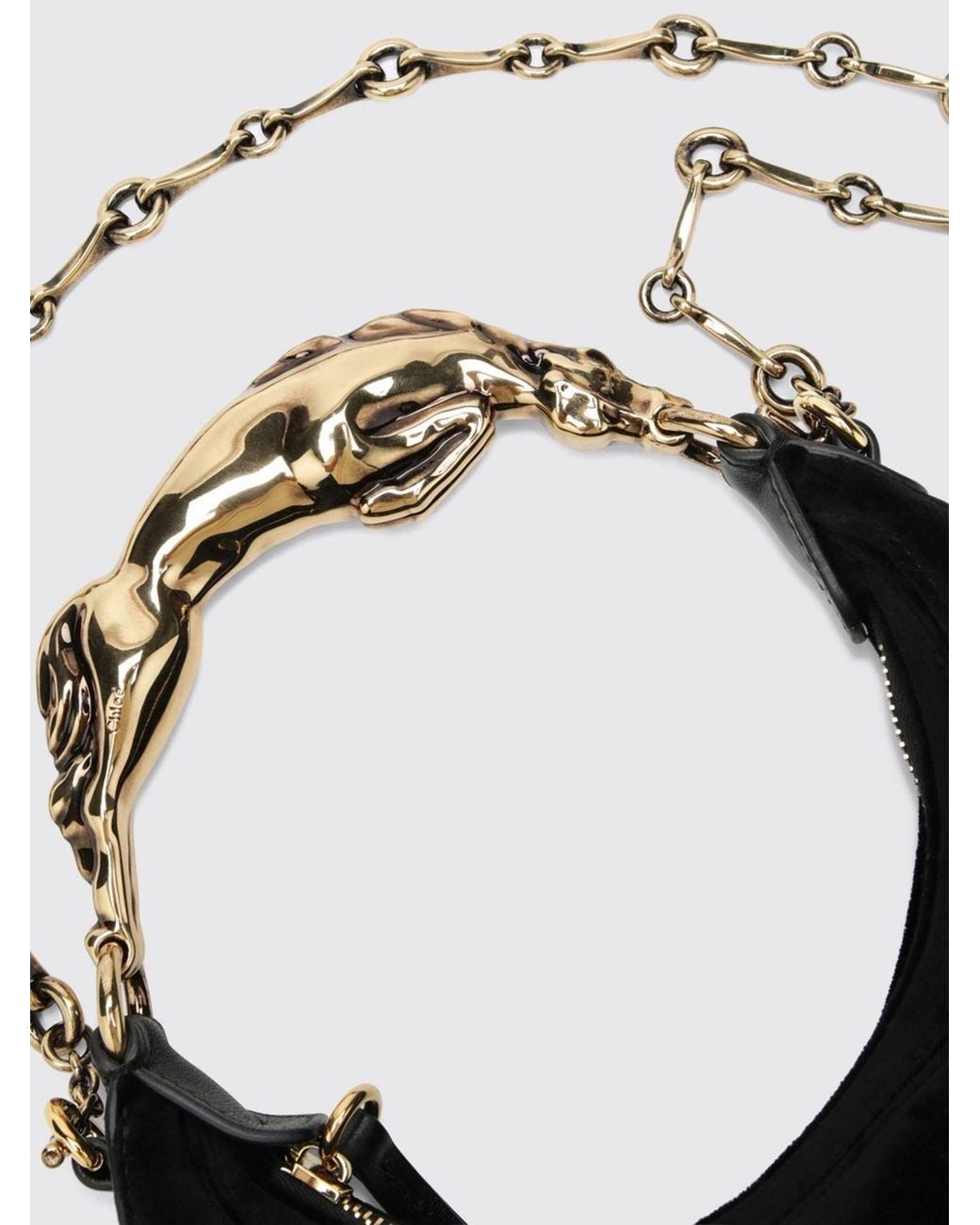 Chloé Black Chlo&Eacute Mini Hobo Bag