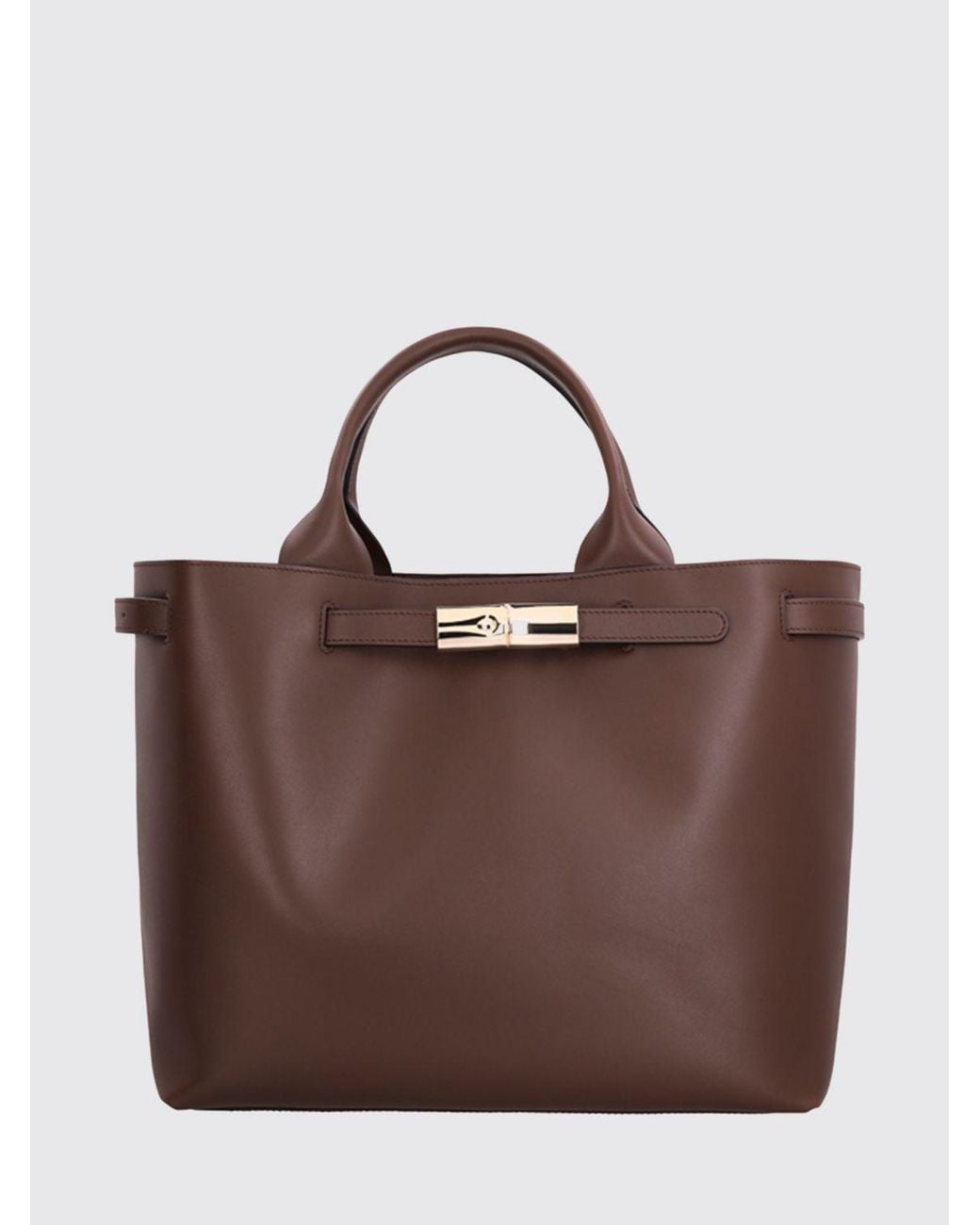 Longchamp Brown Mala De Mão Le Smart Bag