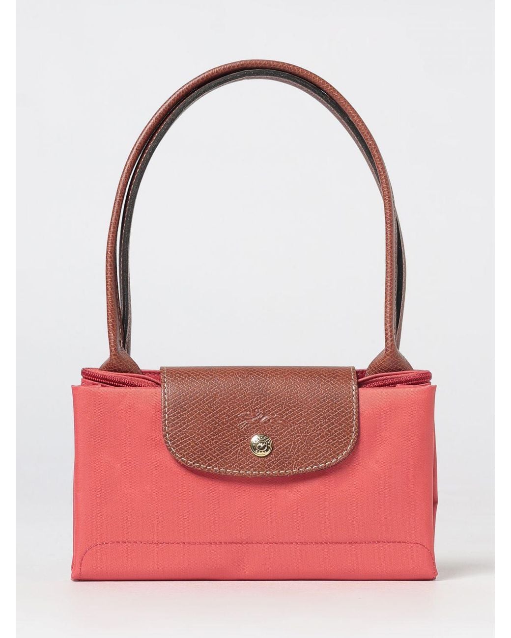 Longchamp Pink Le Pliage Original Shoulder Bag