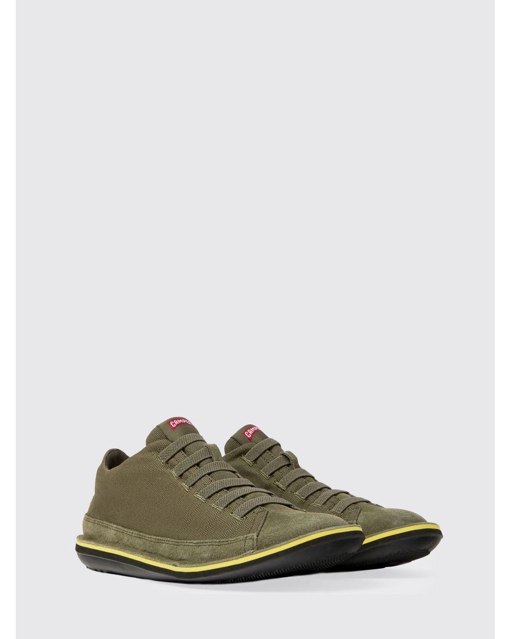 Camper Green Beetle Recycled Cotton And Suede Ankle Boots for men