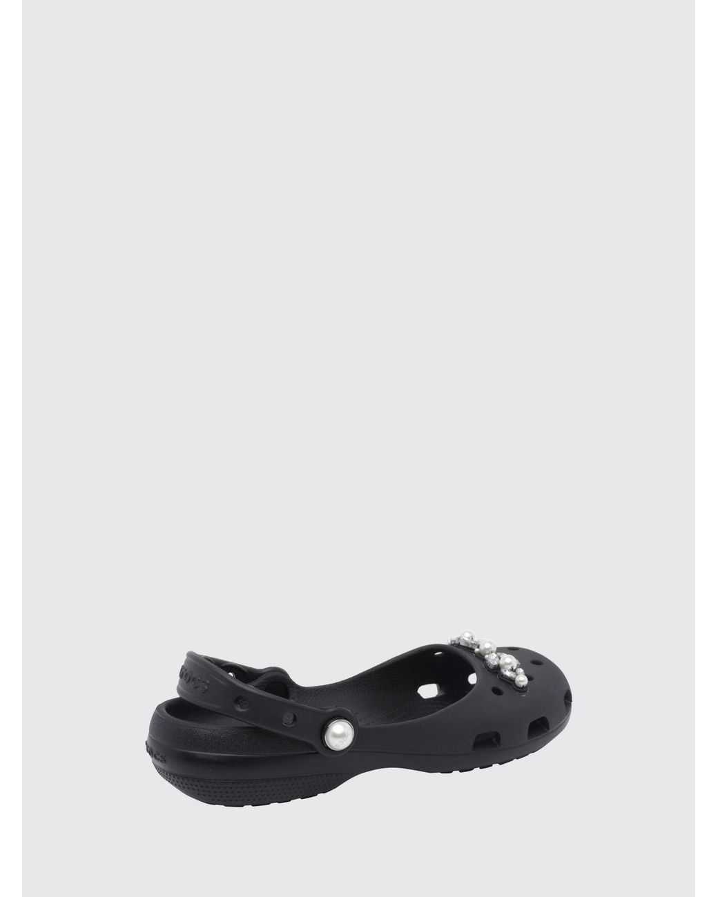 CROCSTM White Classic Pearls Eva Ballet Flats With Faux Pearls