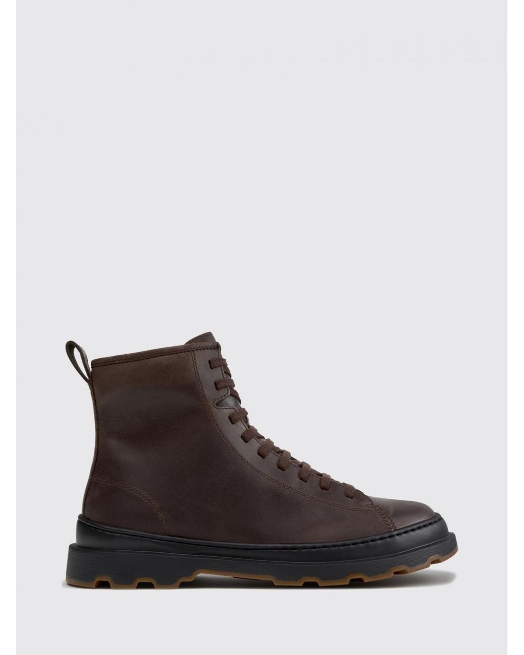 Camper Brown Brutus+ Lace-Up Ankle Boots for men