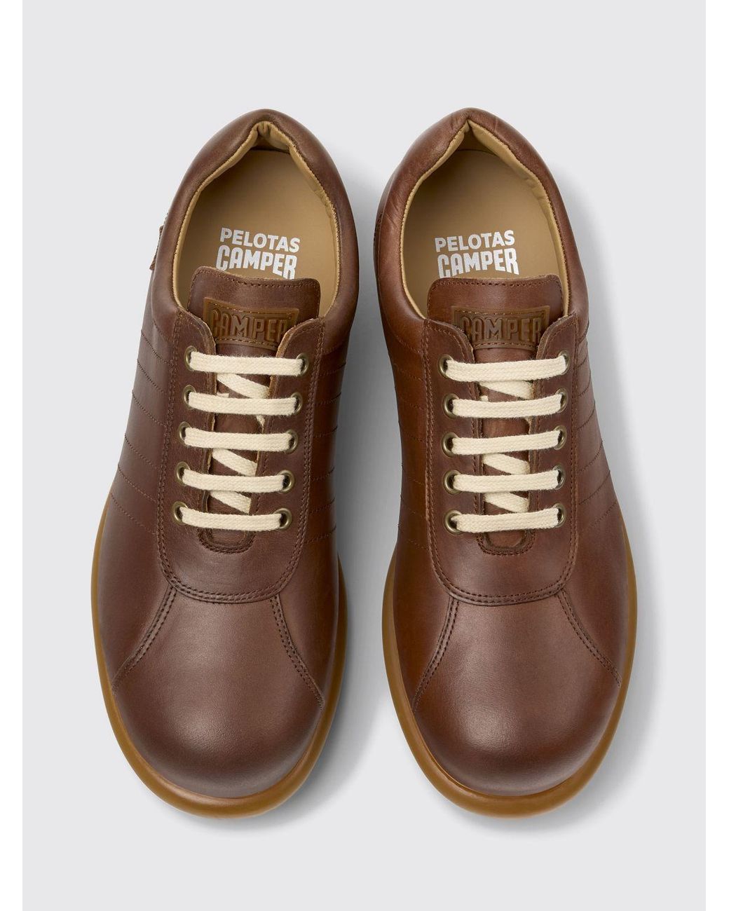 Camper Brown Pelotas Low-Top Sneakers for men