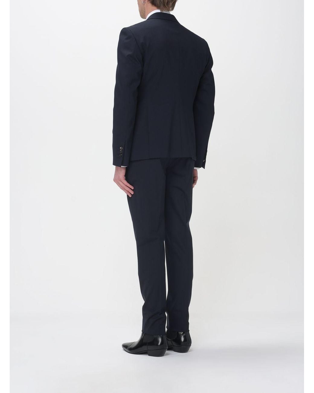 DSquared² Blue Single-Breasted Dress for men