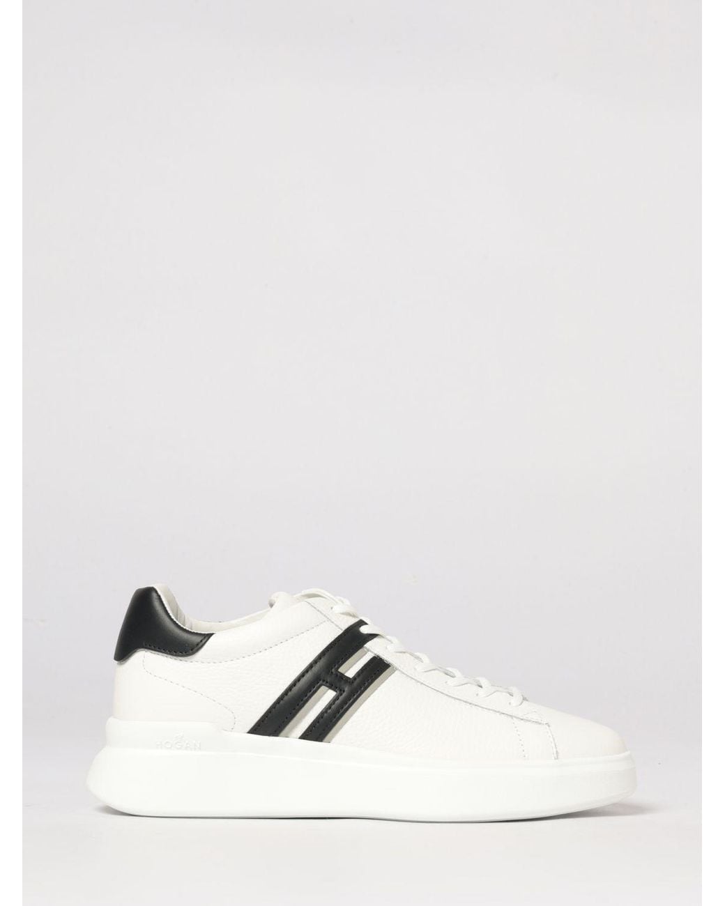 Hogan Natural H580 Hammered Leather Sneakers for men