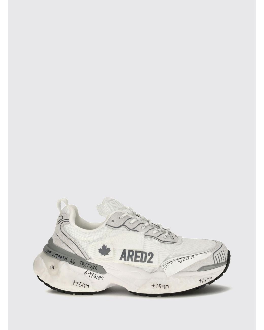 Sneakers Faster Con Patch di DSquared² in White da Uomo