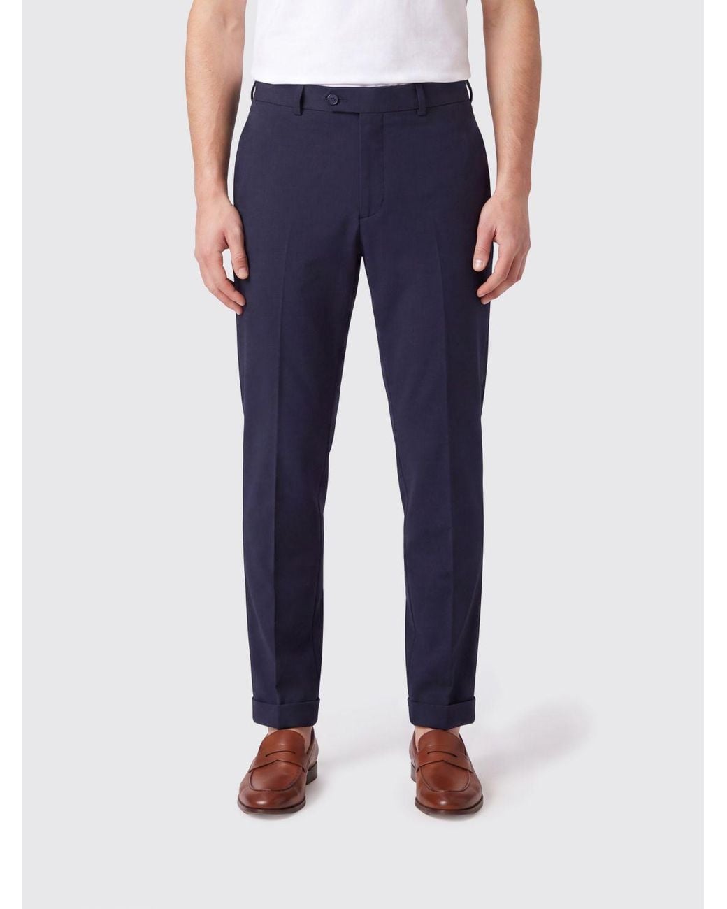 Rrd Blue Surflex Winter Slim Fit Chino Trousers for men