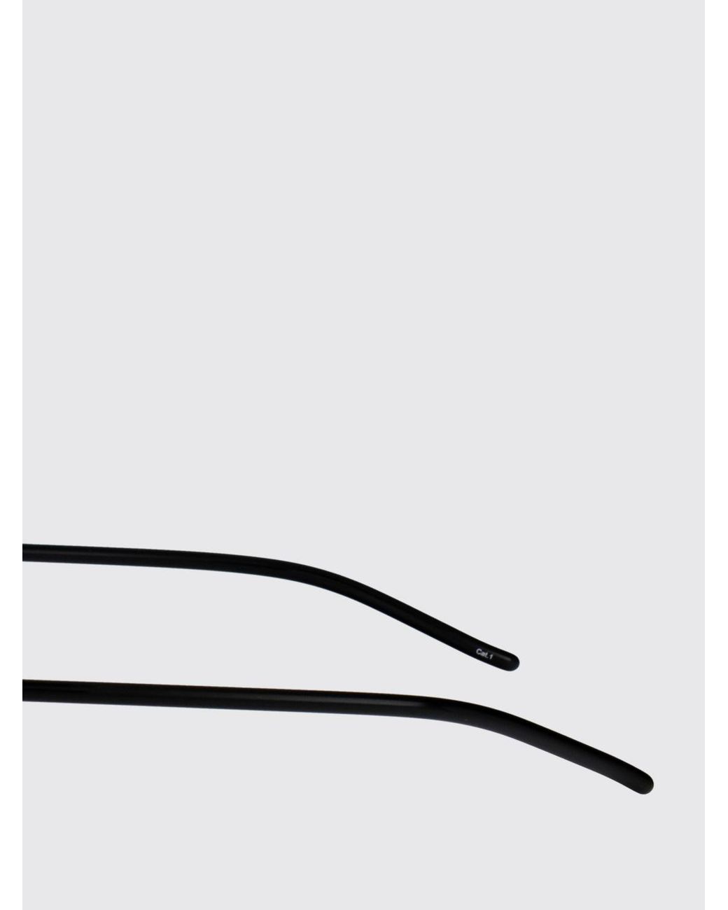 McQueen White Am0563S Acetate And Metal Sunglasses