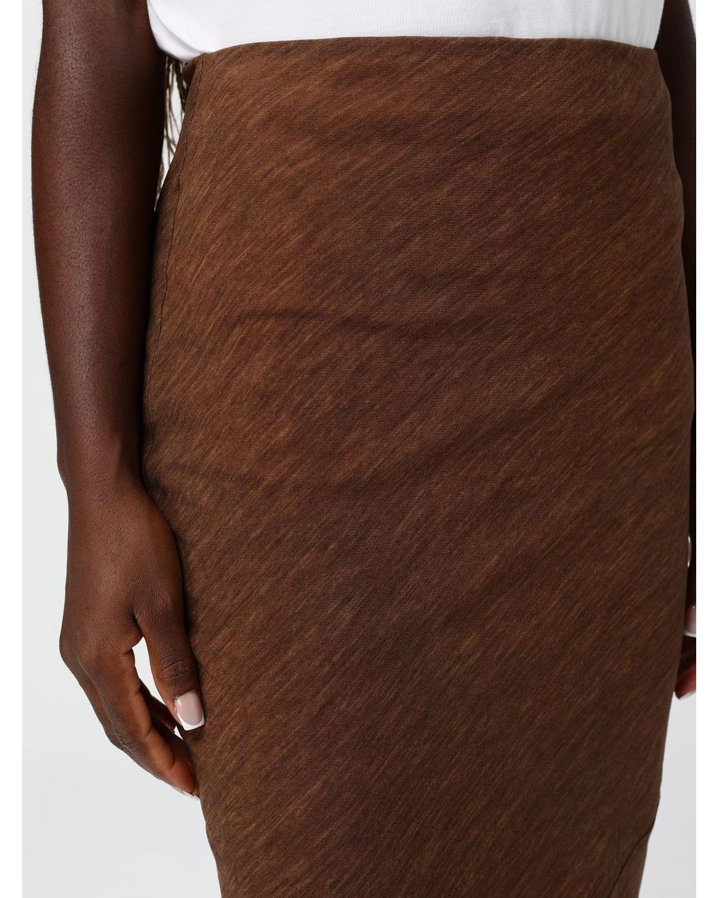 Philosophy Di Lorenzo Serafini Brown Skirt