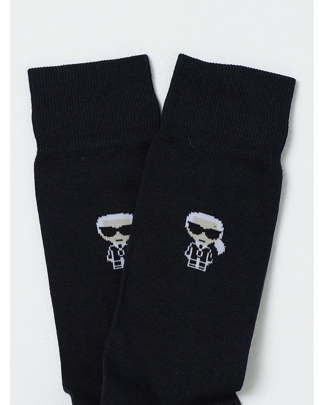 Karl Lagerfeld Black Socks for men