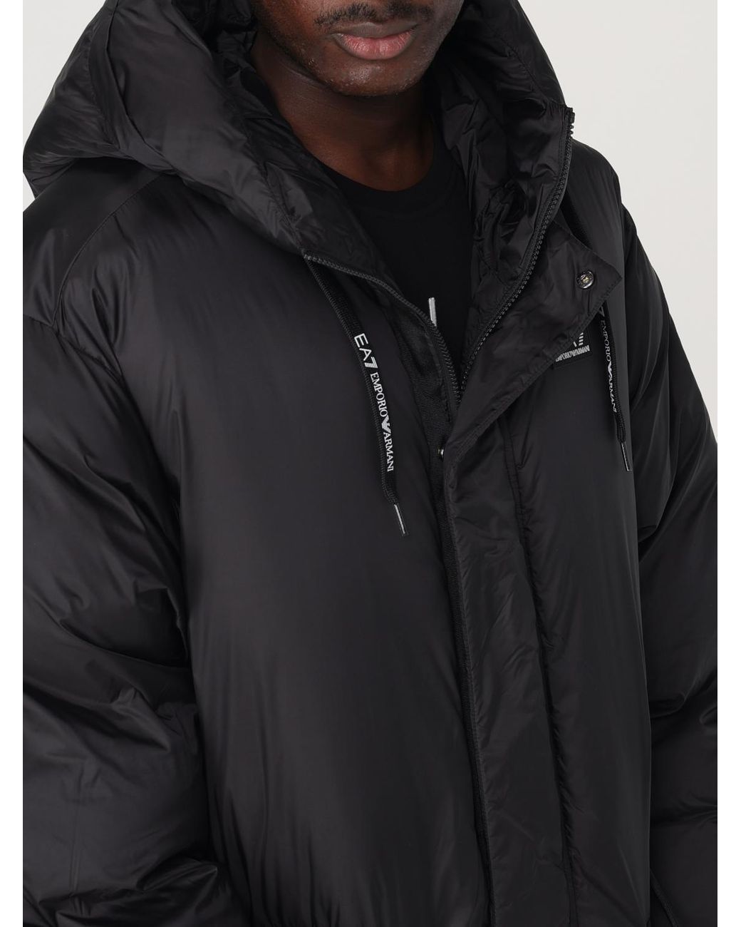 EA7 Black Jacket for men