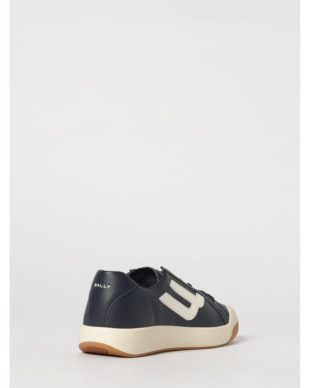Bally Blue Leather Sneakers for men