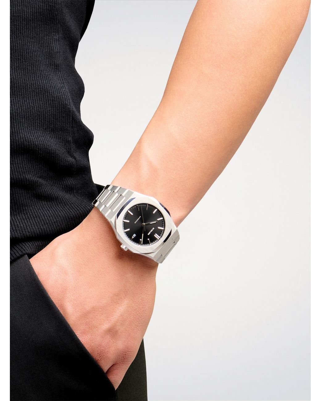 D1 Milano Gray Watch for men