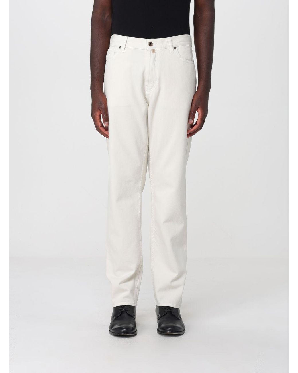 Jacob Cohen White Jeans for men