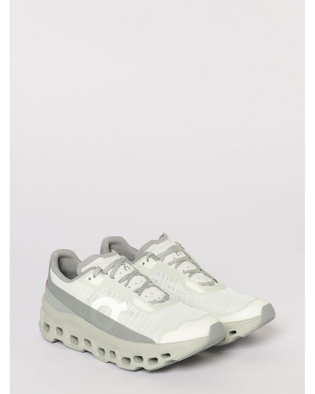 On Shoes Natural On Cloudmonster Void Mesh Sneakers