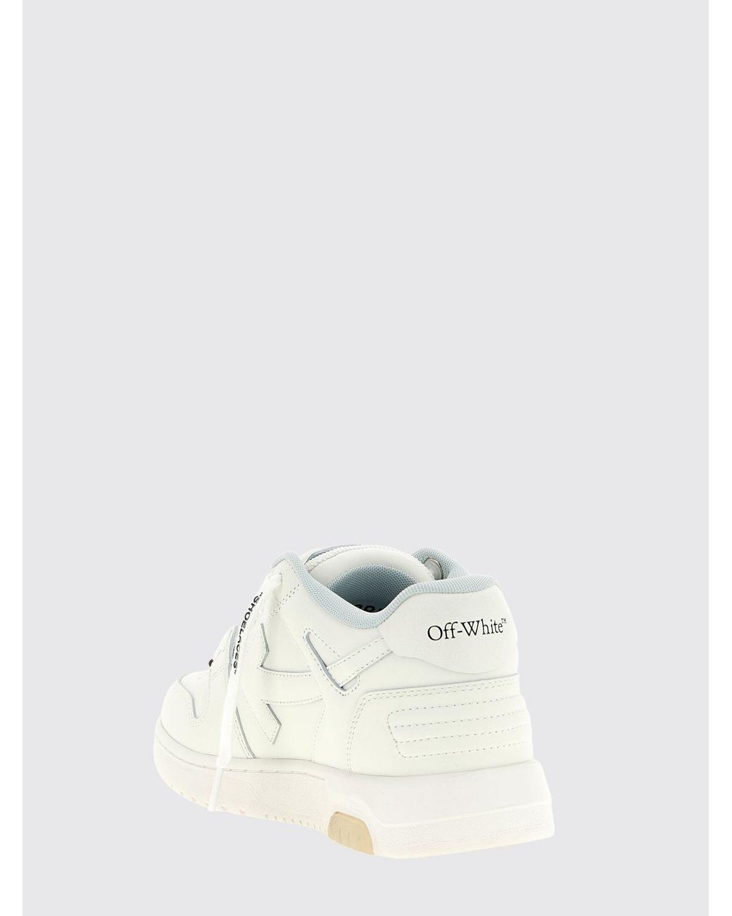 Off-White c/o Virgil Abloh Natural Out Of Office "For Walking" Low-Top Sneakers
