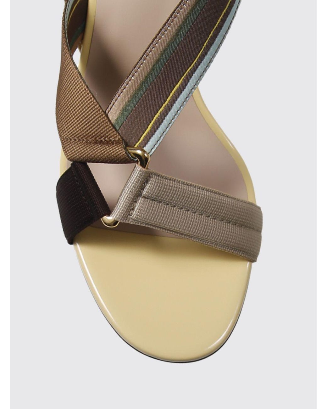 Fendi Natural Colibrì High-Heeled Slingbacks